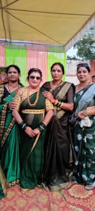 भारतीय जनता पार्टी महिला मोर्चा सावन उत्सव में सावन सुंदरी का ताज जया कर को